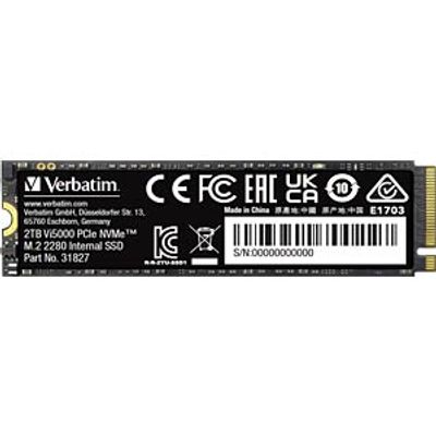 Verbatim Vi5000 PCIe NVMe M.2 SSD 2 TB
