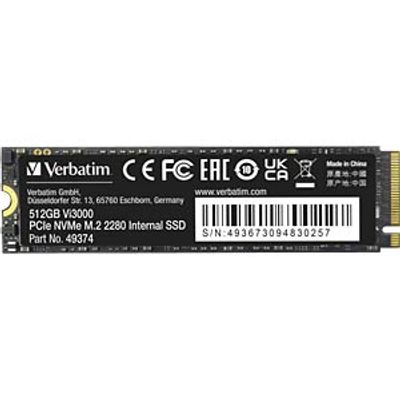 Verbatim Vi3000 PCIe NVMe M.2 SSD 512 GB