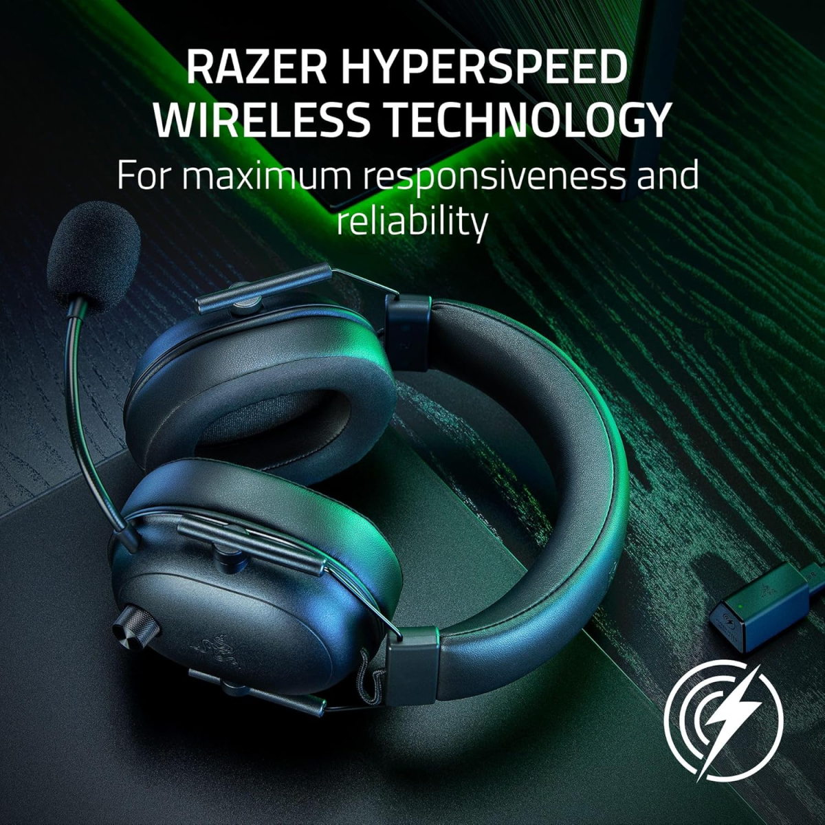 Razer Blackshark V2 HyperSpeed - Black - Gallery Image