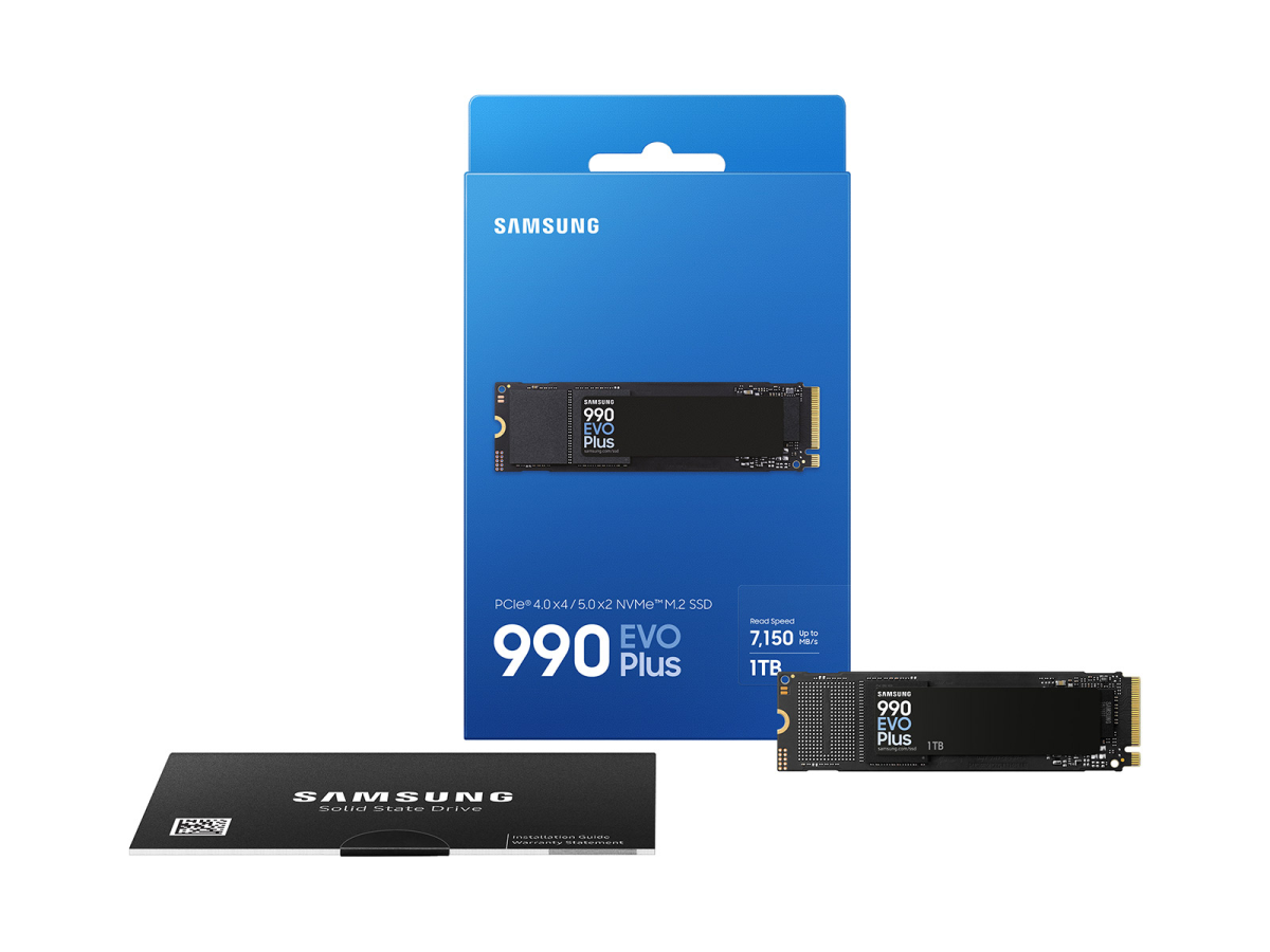 Samsung SSD 990 EVO Plus, 1 TB, M.2 NVMe - Gallery Image