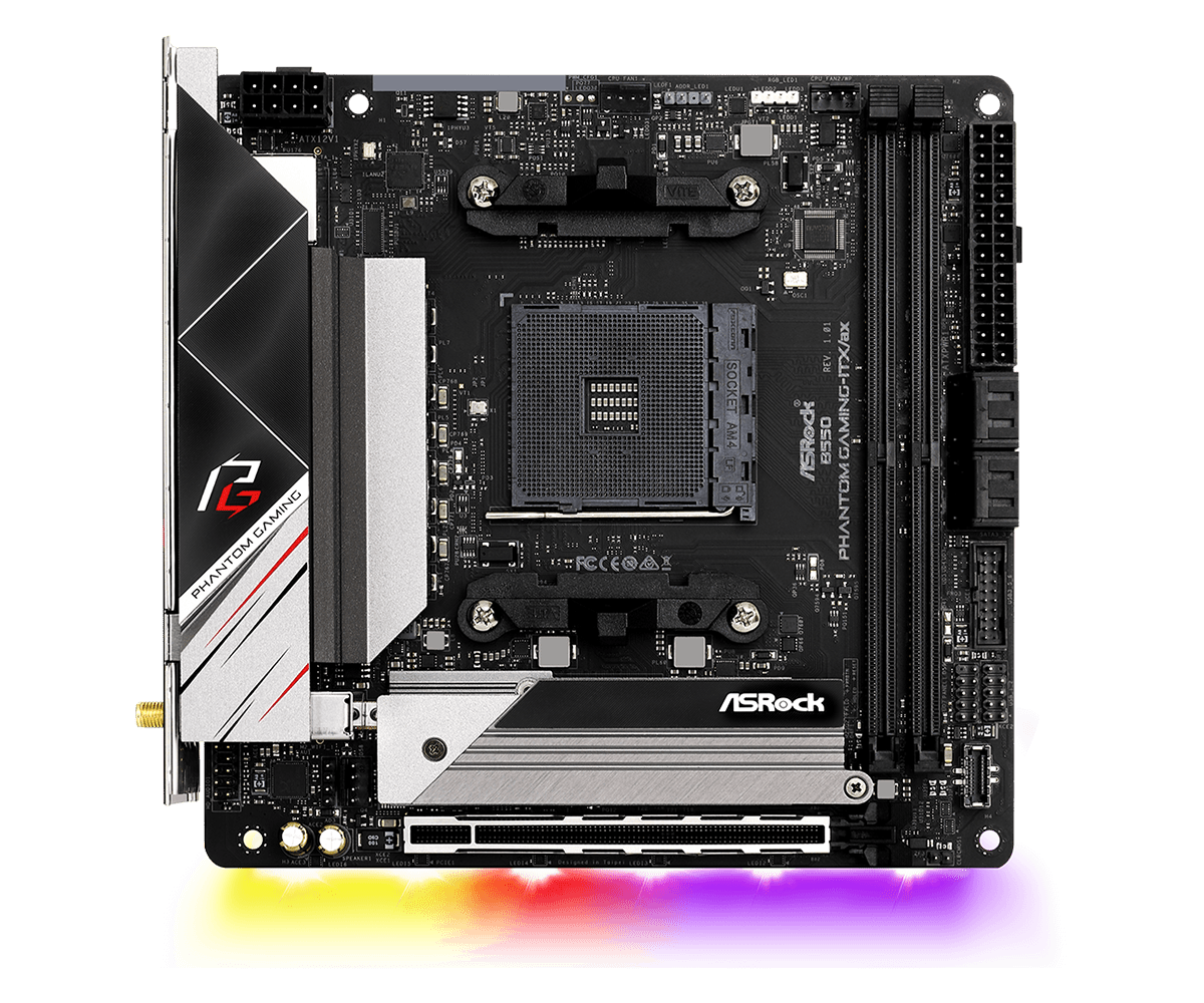 ASRock B550 Phantom Gaming-ITX/ax - Gallery Image