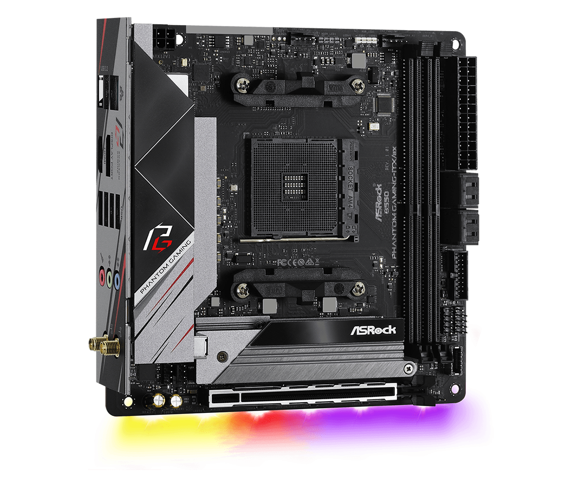 ASRock B550 Phantom Gaming-ITX/ax - Gallery Image
