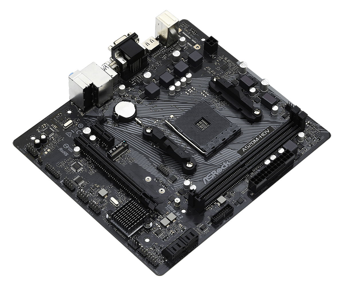 ASRock A520M-HDV (AM4) - Gallery Image