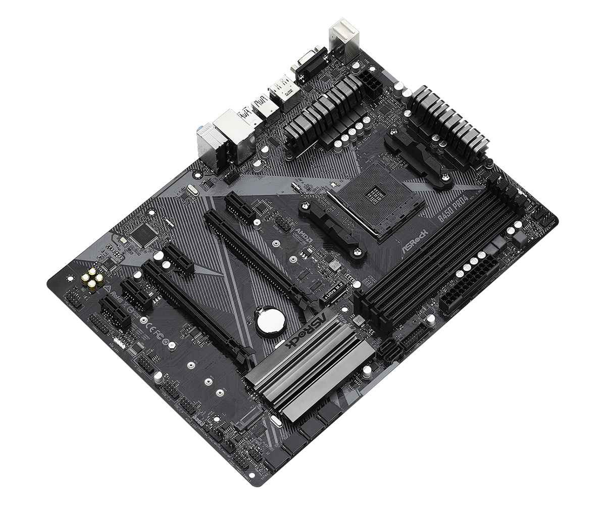 ASRock B450 Pro4 R2.0 - Gallery Image