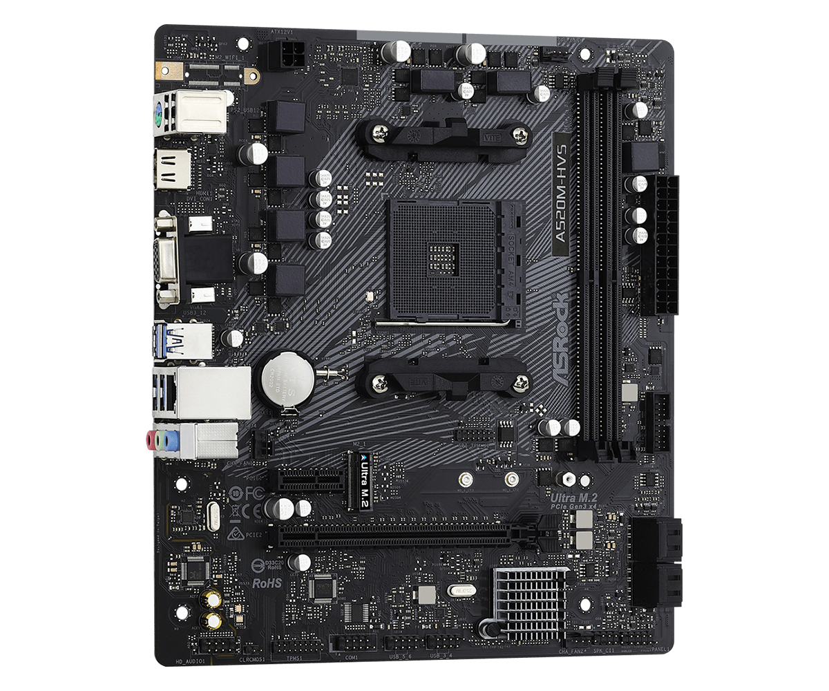 ASRock A520M-HVS - Gallery Image