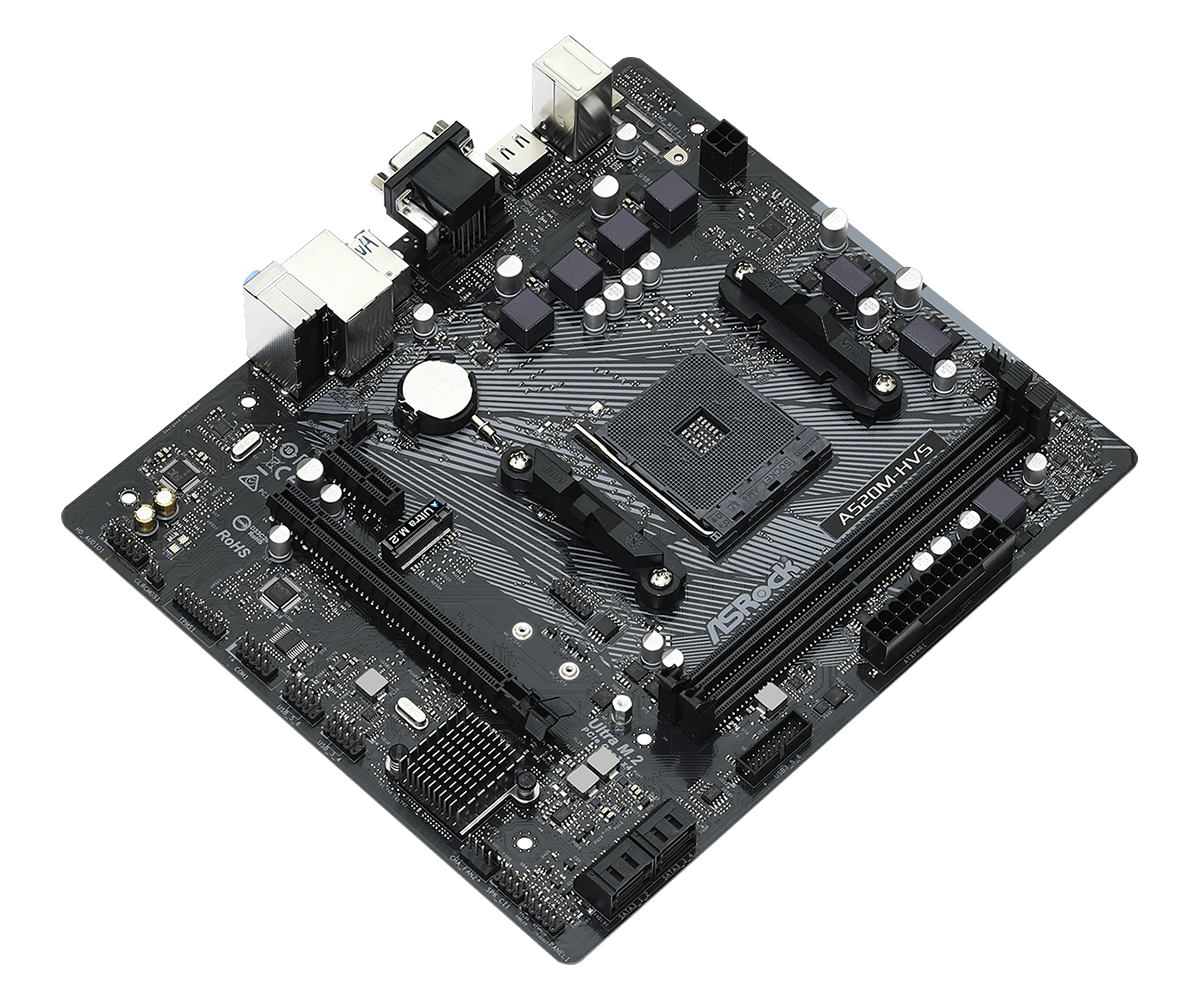 ASRock A520M-HVS - Gallery Image