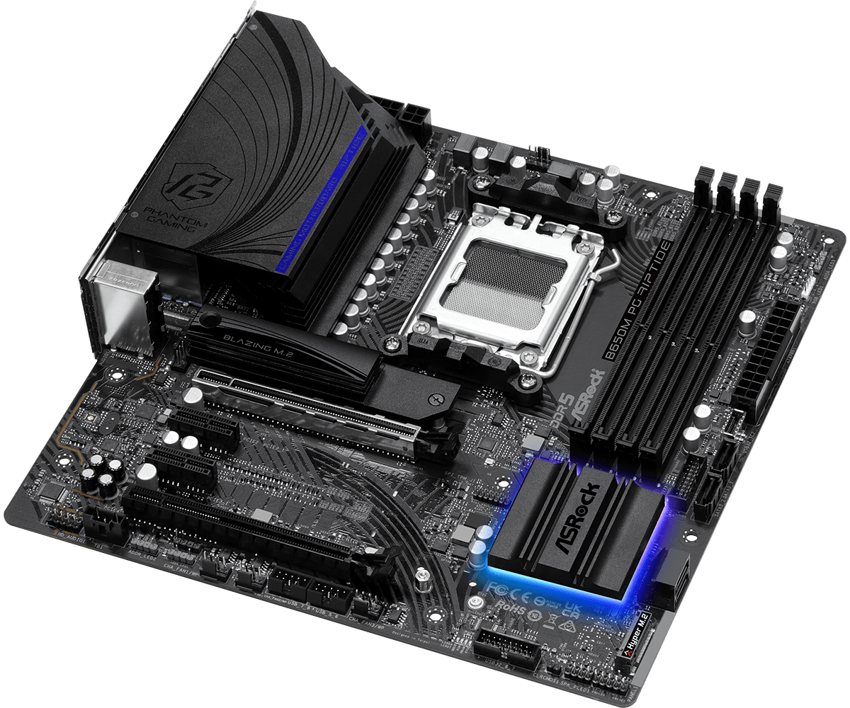 ASRock B650M Phantom Gaming Riptide - Gallery Image
