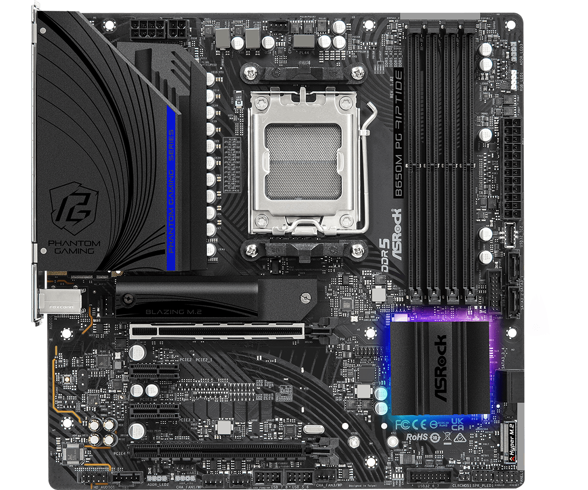 ASRock B650M Phantom Gaming Riptide - Gallery Image