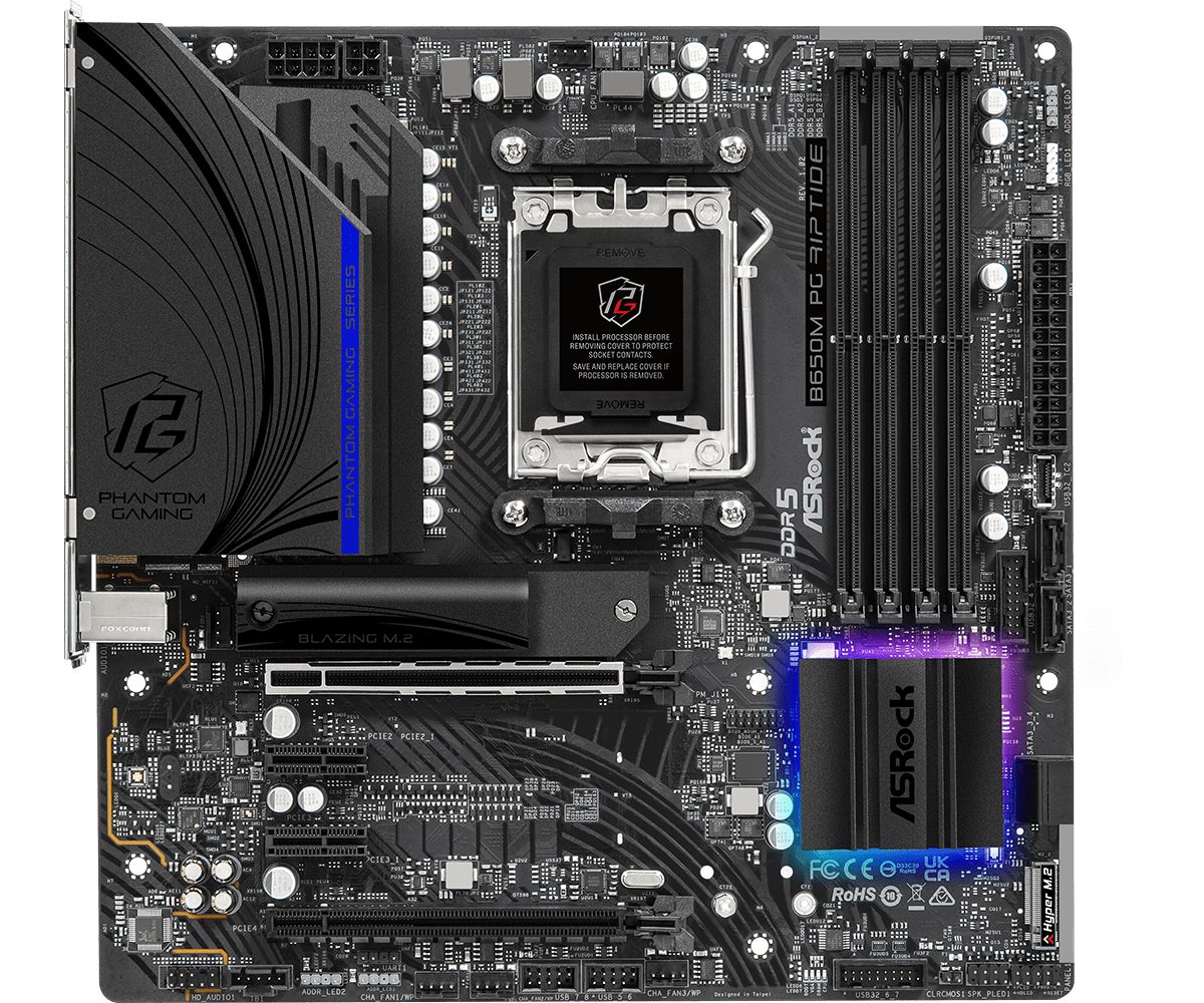 ASRock B650M Phantom Gaming Riptide - Gallery Image