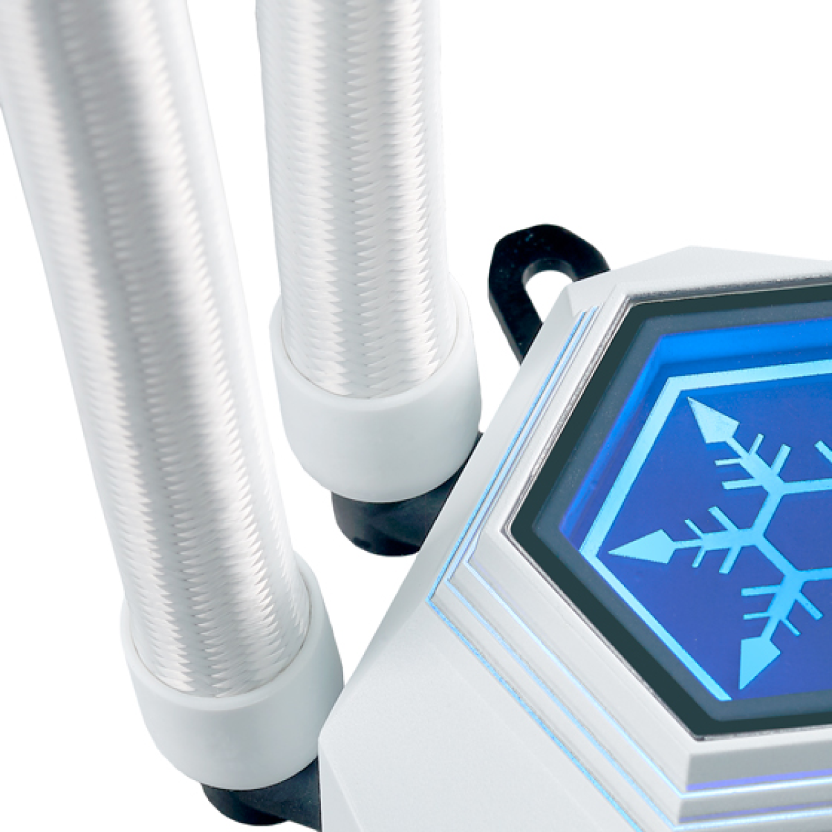 SilverStone Technology Permafrost PF240W-ARGB V2 White-Colored 240mm All-in-One Liquid Cooler, SST-PF240W-ARGB-V2 - Gallery Image